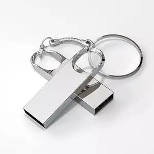 Portable metal 8gb usb 2.0 flash drive custom logo 64gb 3.0 pendrive with packaging memory stick 16GB 32GB 128GB pen drives