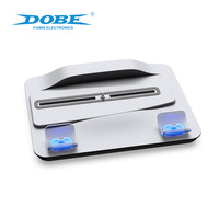Support vertical de charge et de refroidissement DOBE pour PS5/Slim/Pro avec ventilateur intégré pour manettes DualSense – Accessoires de jeu