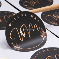 Etiquetas Adhesivas Redondas Personalizadas con Logotipo de Marca Privada, Impresión de Etiquetas de Productos, Rollo de Etiquetas Adhesivas Comerciales con Logotipo Personalizado