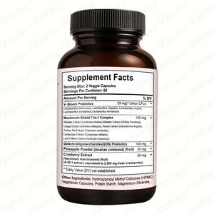 Probiótico Vaginal para Mujeres - Apoya el Equilibrio del <span class=keywords><strong>pH</strong></span>, el Control del Olor y el Equilibrio de la Flora Vaginal |   Probióticos 7B CFU con Arándano |   60 Cápsulas - Product Image 2