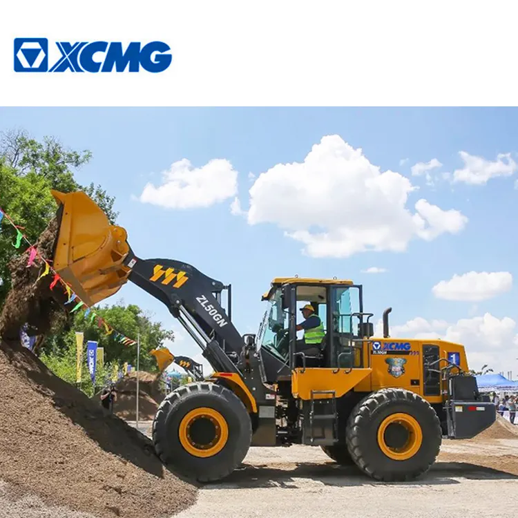 XCMG Máy Xúc Bánh Xe Chính Thức ZL50GN Máy Xúc Bánh Xe Điều Khiển Từ Xa 5 Tấn Trung Quốc Để Bán