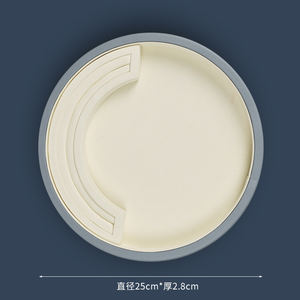 JINSKY vente en gros plateau de présentation de bijoux en microfibre plateau de service de bijoux rond à fente mobile pour magasin de comptoir - Product Image 6