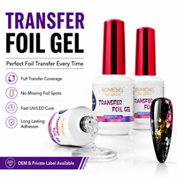 Gel de transfert professionnel pour nail art en feuille, couvrance totale facile, vente en gros, fournisseur et fabricant OEM