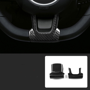 Pour <span class=keywords><strong>Fiat</strong></span> <span class=keywords><strong>500</strong></span> Abarth voiture volant menton avant et arrière cadre véritable Fiber <span class=keywords><strong>de</strong></span> carbone pièces décoratives - Product Image 2