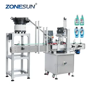 ZONESUN ZS-XG16P automatico lineare vite Shampoo Pet bottiglia contagocce tappatrice olio da cucina con tappo alimentatore vibrante