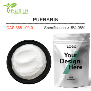 Puerarin Berkualitas Tinggi 15%-98% Berbagai Spesifikasi Ekstrak Radix Puerariae CAS 3681-99-0 Bubuk Flavonoid Akar Kudzu <span class=keywords><strong>40</strong></span>% - Product Image 1