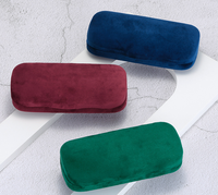 Étui à lunettes durable en EVA avec fermeture éclair, boîte à lunettes de sport semi-rigide, design avec crochet, sac à lunettes portable pour l'extérieur