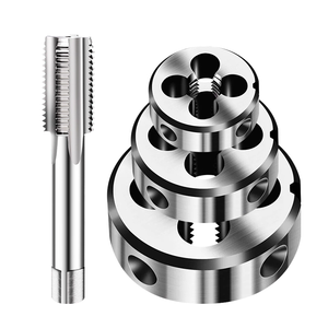 HSS filo sinistro rubinetto & Die Set Kit di utensili da taglio con per custodia utensile a mano per elementi di fissaggio filettati - Product Image 2