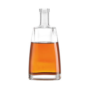 Botellas de Vidrio Blanco Cristalino de Alta Calidad de 750 ml (12 oz) con Forma de Calavera para Vodka, Whisky, Tequila, Brandy y Licores, con Tapa Corona - Product Image 4