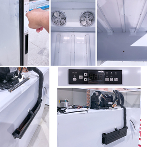 Tự động defogging đôi cửa rắn trong nhà băng Tủ đông năng lượng hiệu quả Cube Băng hiển thị lạnh lưu trữ Băng Hộp tủ đông - Product Image 6