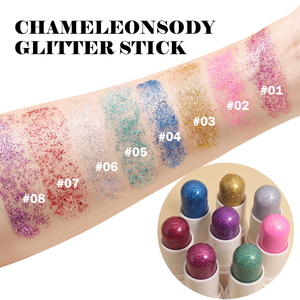Palette de peinture minérale mate pour le visage d'Halloween, 8 couleurs fluorescentes, maquillage imperméable, séchage rapide, brillant à lèvres - Product Image 3