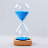 Horloge de sable décorative moderne, minuterie de sable 3 min 5min 15min 60min, sablier écologique fabriqué