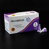 Aiguilles de stylo injecteur jetables stériles 28G 29G 30G 31G 32G 33G 4mm 5mm 6mm 8mm 10mm, aiguilles violettes générales pour stylo injecteur