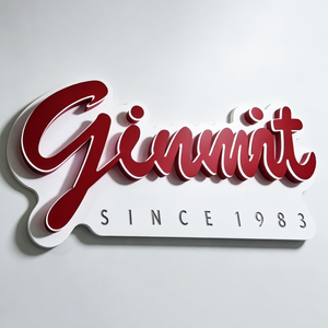 Lettres 3D personnalisées en acier inoxydable pour enseigne publicitaire, logo mural non lumineux avec plaque arrière profilée, étanche IP65, fixation murale pour commerces et parcs - Product Image 1