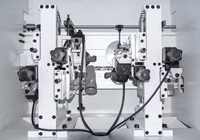 Machine à chantourner automatique KDT, équipement de travail du bois, grande capacité, entièrement fonctionnelle, vitesse d'alimentation de 15 à 24 m/min, épaisseur de 0,4 à 3 mm