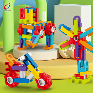 Chengji Nhựa Bảng Chữ Cái Khối Chơi Thiết Lập Giáo Dục Đầy Màu Sắc Hình Chữ H 40Pcs Nhựa Xây Dựng Khối Bộ Đồ Chơi Giáo Dục - Product Image 4