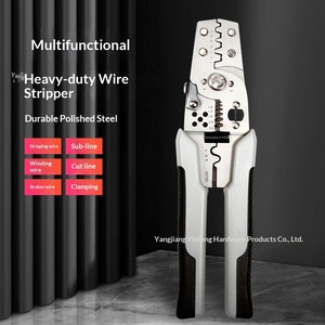Alicates Multifunción para Pelar Cables, Terminales y Crimpar, Herramienta Especial Eléctrica con Soporte para Tarjetas de Acceso, Cortador de Cables - Product Image 1