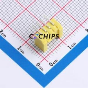 WAFER-HY2.0-4PWZ-H62 Wire-to-Board Pin Header Bent Lead Through Hole,P=2mm Connector 1x4P 2mm Right Angle Insert HY - Product Image 2