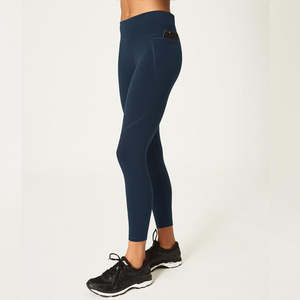 Ropa Deportiva de Bambú Personalizada, Pantalones de <span class=keywords><strong>Yoga</strong></span> y Leggings Ajustados de Mezcla de Bambú y Algodón, Ropa de Estar Hecha con Viscosa de Bambú Orgánica - Product Image 4