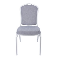 Chaise de banquet en métal robuste ignifuge et rembourrée pour hôtels, conférences, églises et événements – Vente en gros