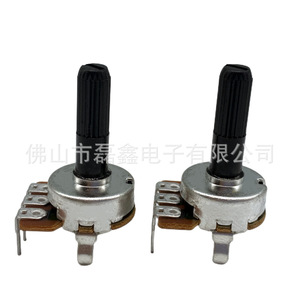 Potentiomètre simple Foshan Lixin Electronics 1615, 3 broches verticales, 16 mm x 15 mm, contrôle de tonalité B1M - Product Image 2