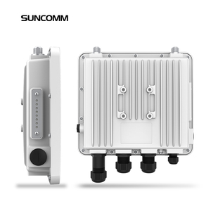 Point d'accès sans fil extérieur SUNCOMM WBH6N WiFi 6 double tension 48V PoE/12V <span class=keywords><strong>DC</strong></span> avec port fibre SFP, VLAN, IP67, boîtier métallique, portée 35km - Product Image 2