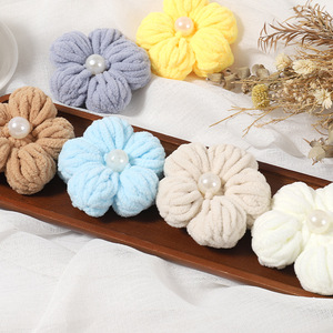 Charmkey belle fini à la main bricolage Vibrato même Style barre de glace bouffée fleur pantoufles sac fini fleur pour cadeau - Product Image 5