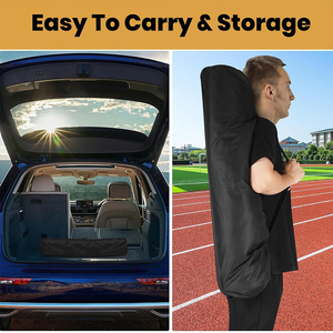 Draagbare Pickleball Tenniswagen Met Grote Capaciteit Duurzaam Ademend Mesh Opbergrek, Soepele Rollende Aluminiumlegering Usapa - Product Image 6