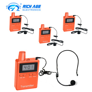 Dài Phạm Vi Đa Kênh Chuyên Nghiệp Không Dây Microphone Hệ Thống Không Dây Nhỏ Nhất Transmitter Cho Giáo Hội Hội Nghị Bài Giảng - Product Image 3