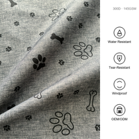 Tissu Oxford 100% polyester enduit PA 300D, 145 GSM, résistant aux déchirures et à l'eau, pour tentes de camping, auvents, sacs à dos, bagages