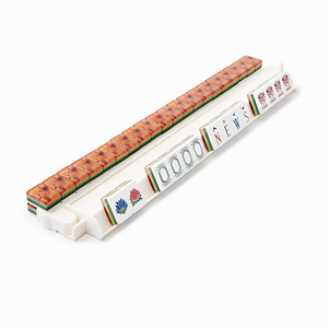 Nhà Máy Trực Tiếp Bền 4 Lớp Di Sản <span class=keywords><strong>Acrylic</strong></span> Mỹ Mahjong Gạch Burl Gỗ Top <span class=keywords><strong>Acrylic</strong></span> Mahjong Set - Product Image 2