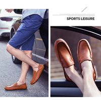 Nouveautés : Mocassins de Conduite pour Hommes en Cuir Véritable Premium avec Semelles Souples, Faible MOQ
