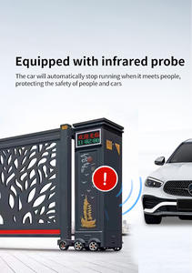 מחיר המפעל סגסוגת אלומיניום אוטומטי cantiamenant שער חיצוני עבור הבית אוטומטי retracable שער - Product Image 3