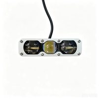 Nouveau phare LED intégré à 3 yeux Future Eye 60W, faisceau haut/bas, 12V 5000K, éclairage de conduite, lampe avant de voiture dissimulée