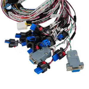 Cablaggio elettrico per macchina da gioco con connettore DB9 9 pin personalizzato in fabbrica 1-2296695-1