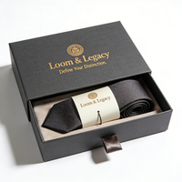 Boîte cadeau de luxe en carton coulissant avec logo personnalisé pour bijoux