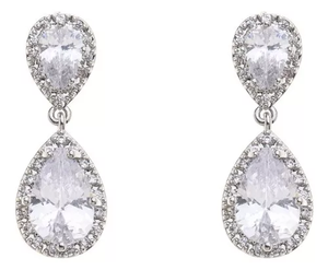 Venta al por mayor todos los pendientes colgantes de moda baratos hechos a mano flor imitación plata oro joyería para mujeres lágrima Bisutería - Product Image 3