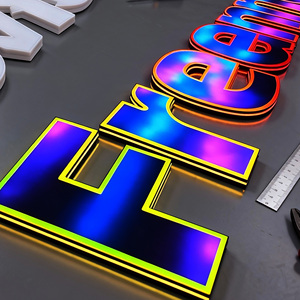 Letras de Canal LED RGB Personalizadas con Cambio de Color, Letrero Programable con Efecto Neón, Letrero 3D con Iluminación Frontal para Bar, Club, Tienda de Juegos - Product Image 5
