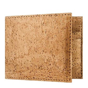 <span class=keywords><strong>Crypto</strong></span>-cartera de cuero de corcho <span class=keywords><strong>Real</strong></span> para hombre, cartera biodegradable de alta calidad - Product Image 1