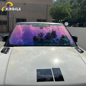 카멜레온 틴트 블루 퍼플 카멜레온 틴팅 71% VLT 퍼플 카멜레온 자동차 윈도우 틴트 필름 - Product Image 5