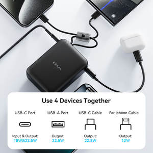 [Stock] 22.5W Power Bank 20000mAh Chargeur Portable PD Charge Rapide avec Câble Type-C pour <span class=keywords><strong>iPhone</strong></span> 16 15 14 <span class=keywords><strong>13</strong></span> <span class=keywords><strong>Batterie</strong></span> <span class=keywords><strong>Externe</strong></span> - Product Image 5