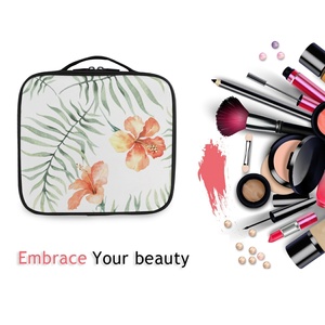 Custom Print Women Cosmetic <b>Box</b> Travel Organizer Portable <b>Makeup</b> <b>Storage</b> Bags Toiletry Cosmetic Case - Product Image 2