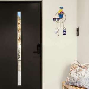 Durable Iron Krishna Ji 3 <b>Hook</b> <b>Wall</b> <b>Key</b> Holder Handcrafted Spiritual Home Decor <b>for</b> Living Room and Entryway - Product Image 5