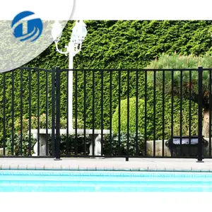 Clôture de mailles métalliques encastrée, clôture de sécurité pour piscine souterraine