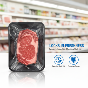 Rotolo di pellicola sottovuoto ad alta barriera per imballaggi di carne fresca, bistecca e frutti di mare - Product Image 3