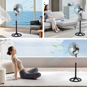 พัดลมตั้งพื้นขนาด 12 นิ้ว สำหรับห้องนอน พร้อมฐานที่มั่นคง - Product Image 5