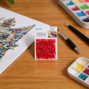 ILAN Diamante 5D 2.7mm Rosso 2200pz per Pittura Diamante - Product Image 3