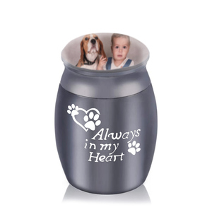 Cremazione urna ricordo gatti e cani può essere personalizzato foto urna cremazione souvenir-Sempre nel mio <span class=keywords><strong>cuore</strong></span> - Product Image 5