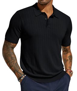 OEM Özel Üretim Erkek Düz Kırışmaz Tüylenmez Kısa Kollu Regular <span class=keywords><strong>Fit</strong></span> Örme Günlük Tişört - Product Image 2