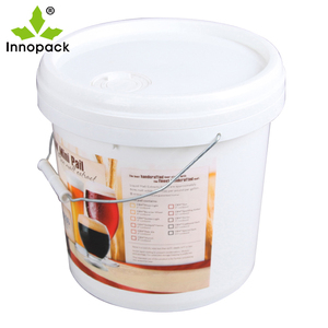 Cubo de plástico blanco original de 16 litros con tapa redonda nuevo y sin usar para almacenamiento de agua y gasolina - Product Image 5